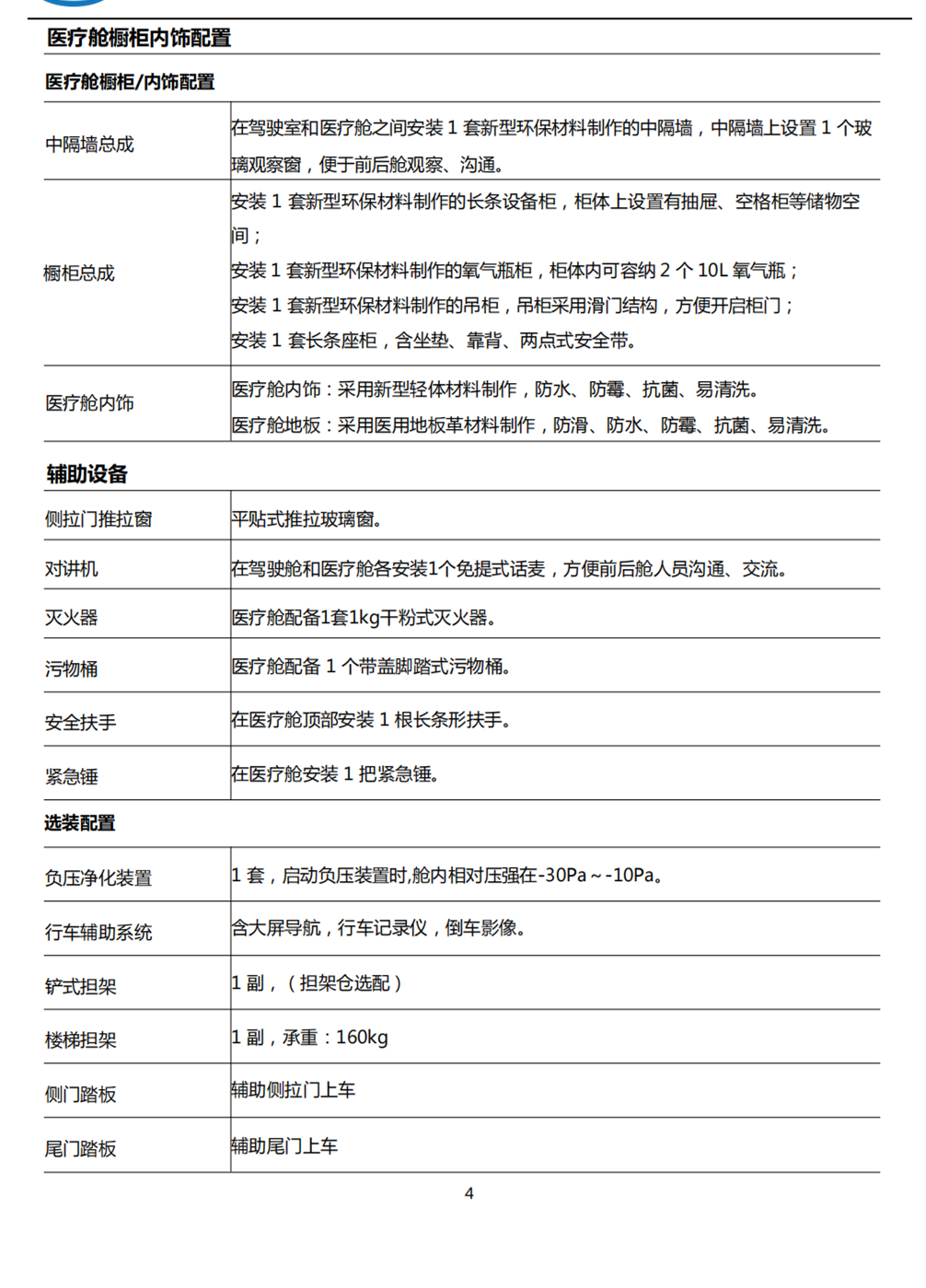 福特V362 救護(hù)車急救車 2023新款 (圖4)