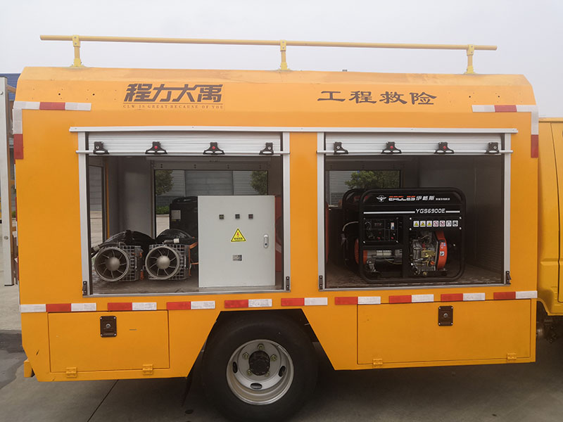 江鈴全順小型救險車 50-100kw發(fā)電車 工具車